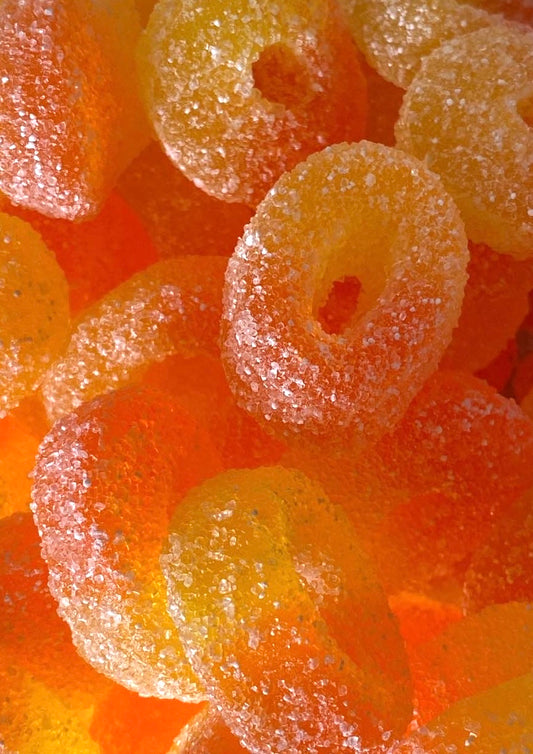 Fizzy Peach Rings 150G