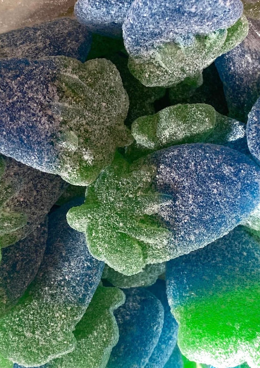 Fizzy Blue Raspberries 150G